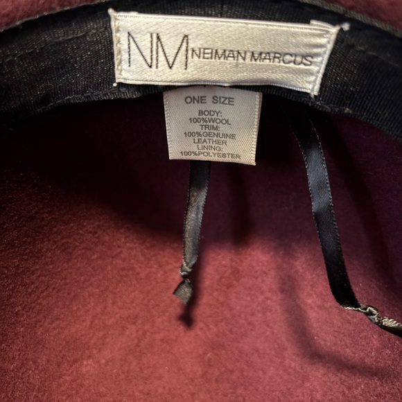 Neiman Marcus Deep Purple Women's Hat - Picture 4 of 4